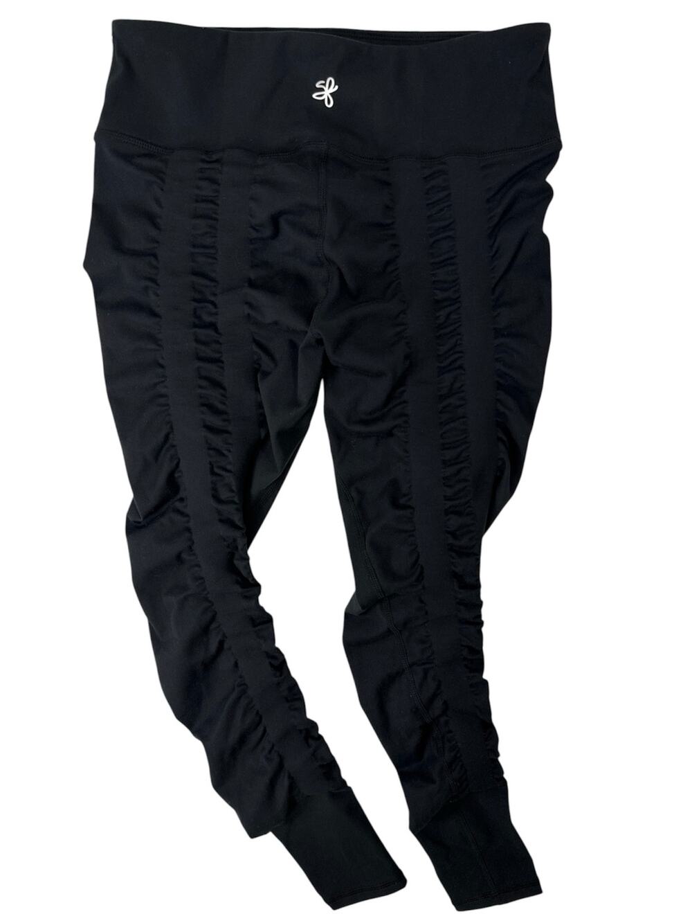Sweetflexx Resistance Leggings Black Women’s 8 Ruched Back High Rise Compression